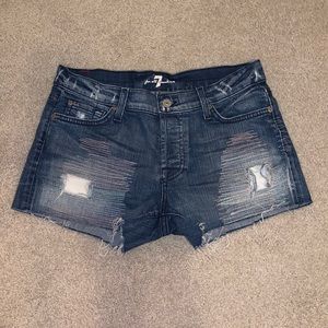 7 For All Mankind Cutoff Shorts